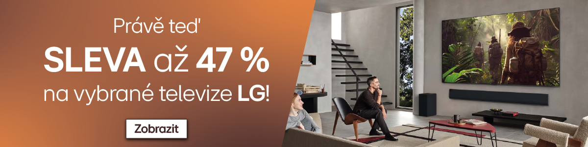 Tv se slevou až 47 %