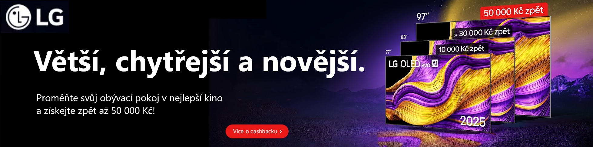 Cashback TV podzim 2025