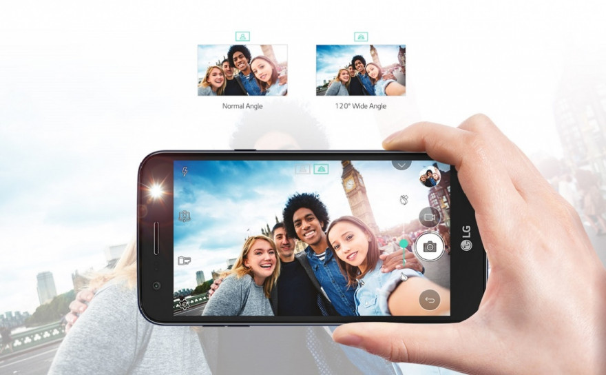 5 MPX fotoaparát na selfie se širokým úhlem záběru