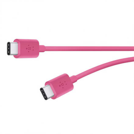 Belkin MIXIT propojovací kabel USB-C to USB-C růžový