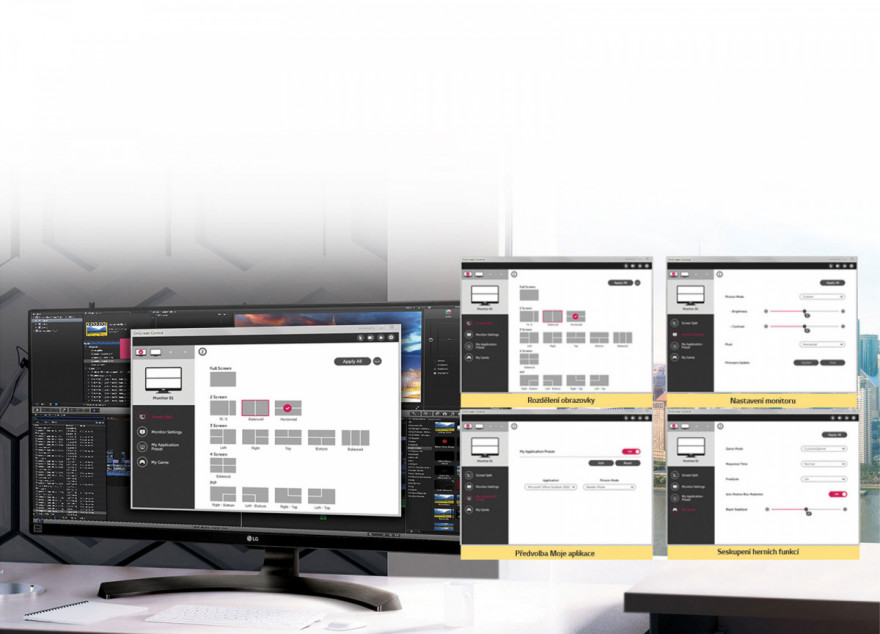 Všestrannost a výkon se SW OnScreen Control 2.0