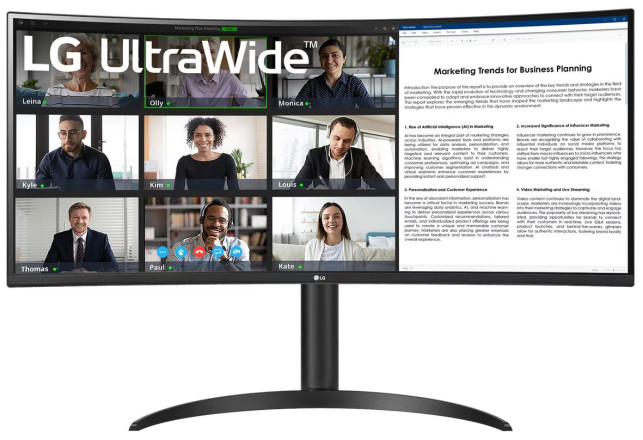 34" LG 34WR55QK-B