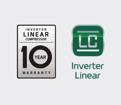10letá záruka na lineární kompresor