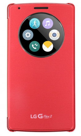 LG QuickCircle pouzdro CCF-620 červené pro G Flex 2