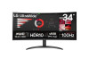 34" LG 34WR50QK-B