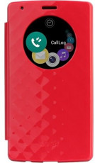 LG QuickCircle Pop pouzdro CFV-101 červené pro G4