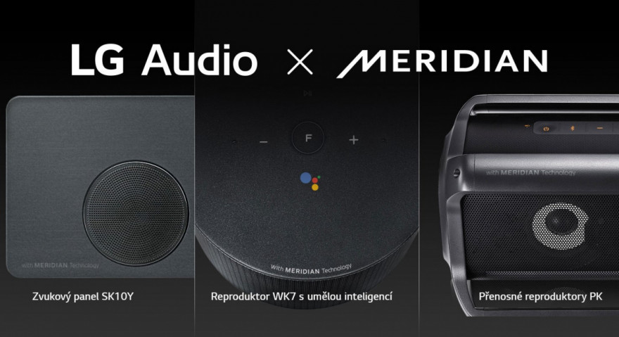 LG je partnerem společnosti MERIDIAN Audio