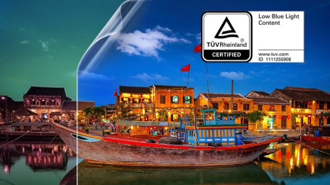 Živé barvy s nízkou úrovní modrého světla