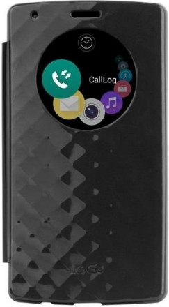 LG QuickCircle Pop pouzdro CFV-101 černé pro G4