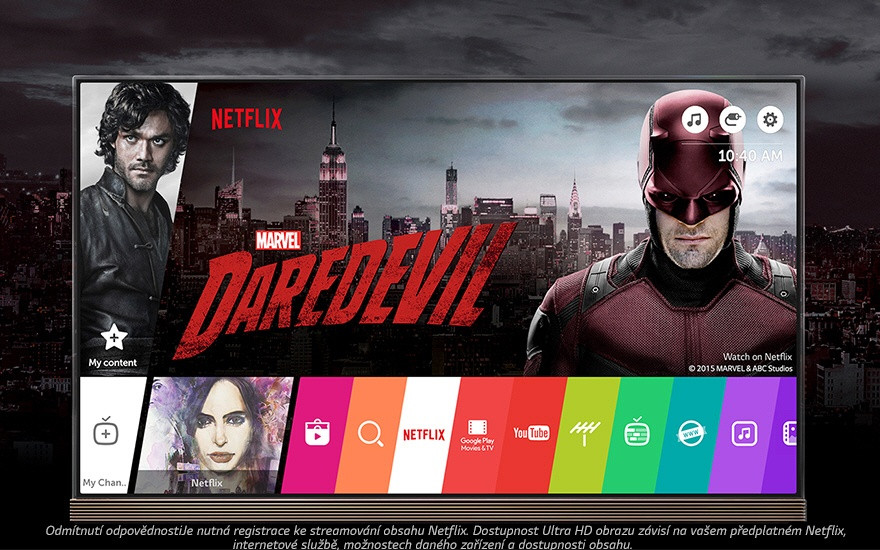 LG Signature OLED TV a služba Netflix vytvářejí dokonalé spojení