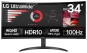 34" LG 34WR50QK-B