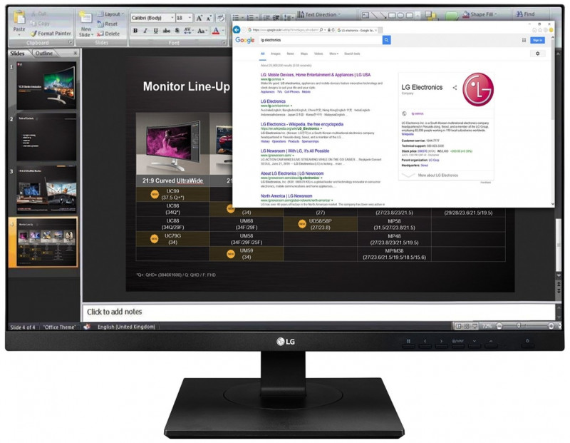 24" LG 24BK750Y-B - Monitor