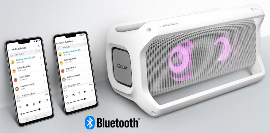 Sdílejte seznam skladeb díky Multi Bluetooth