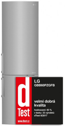 LG GBB60PZGFB + 10 let záruka na kompresor