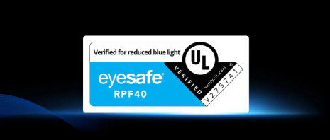 Certifikace Eyesafe potvrzující omezení modrého světla, každý snímek šetří vaše oči