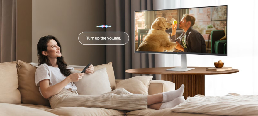 Hlasové ovládání pomocí ovladače Magic Remote