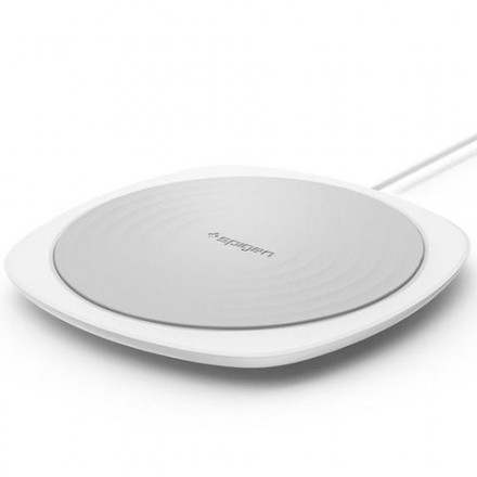 Spigen Essential Ultra Slim Fast Wireless Charger F305W White