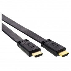 HDMI 2.0 A/M - A/M plochý High Speed kabel + ethernet kabel