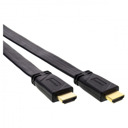 HDMI 2.0 A/M - A/M plochý High Speed kabel + ethernet kabel SAV 277-015