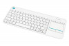 Logitech K400 Plus - bílá