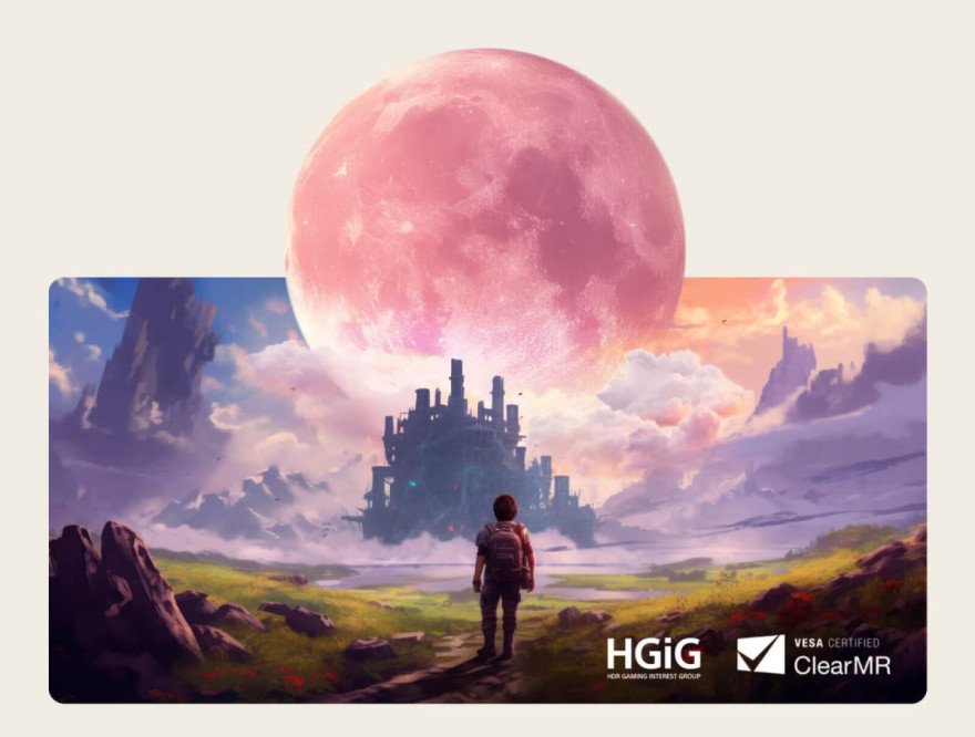 Sledujte každý pohyb s dokonalou ostrostí díky špičkové technologii ClearMR 10000 s certifikací VESA