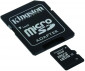 Kingston microSDHC karta 8GB class 10 + adaptér