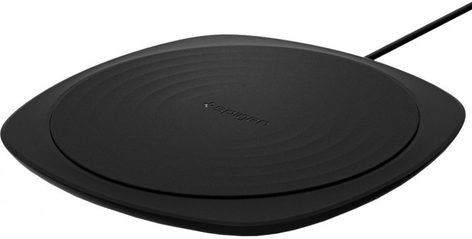 Spigen Essential Ultra Slim Fast Wireless Charger F305W Black