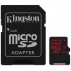 Kingston Micro SDXC 64GB Class 10 UHS-I U3 + SD adaptér