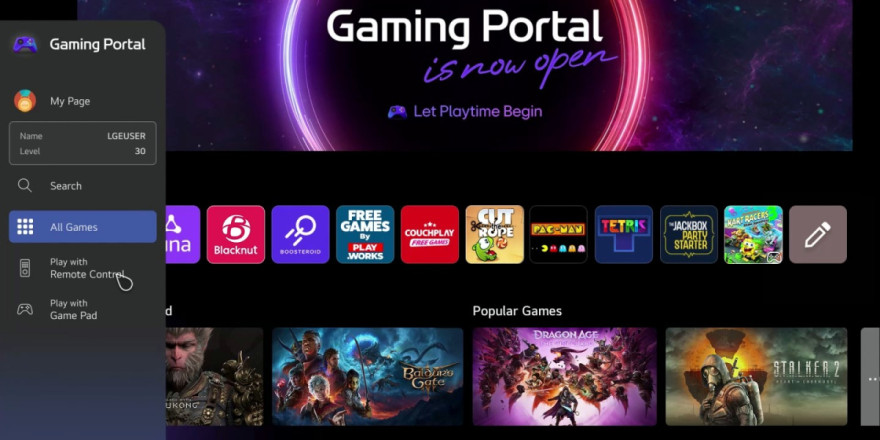 Herní portál promění vaši TV v dokonalé herní centrum