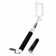 XLAYER Selfie-Stick a Powerbank 2600 mAh bílá