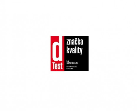 Spotřebič získal ocenění "Značka kvality" časopisu dTest