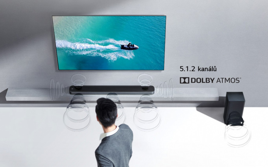 Zvuk jako v kině v pohodlí domova s Dolby Atmos®