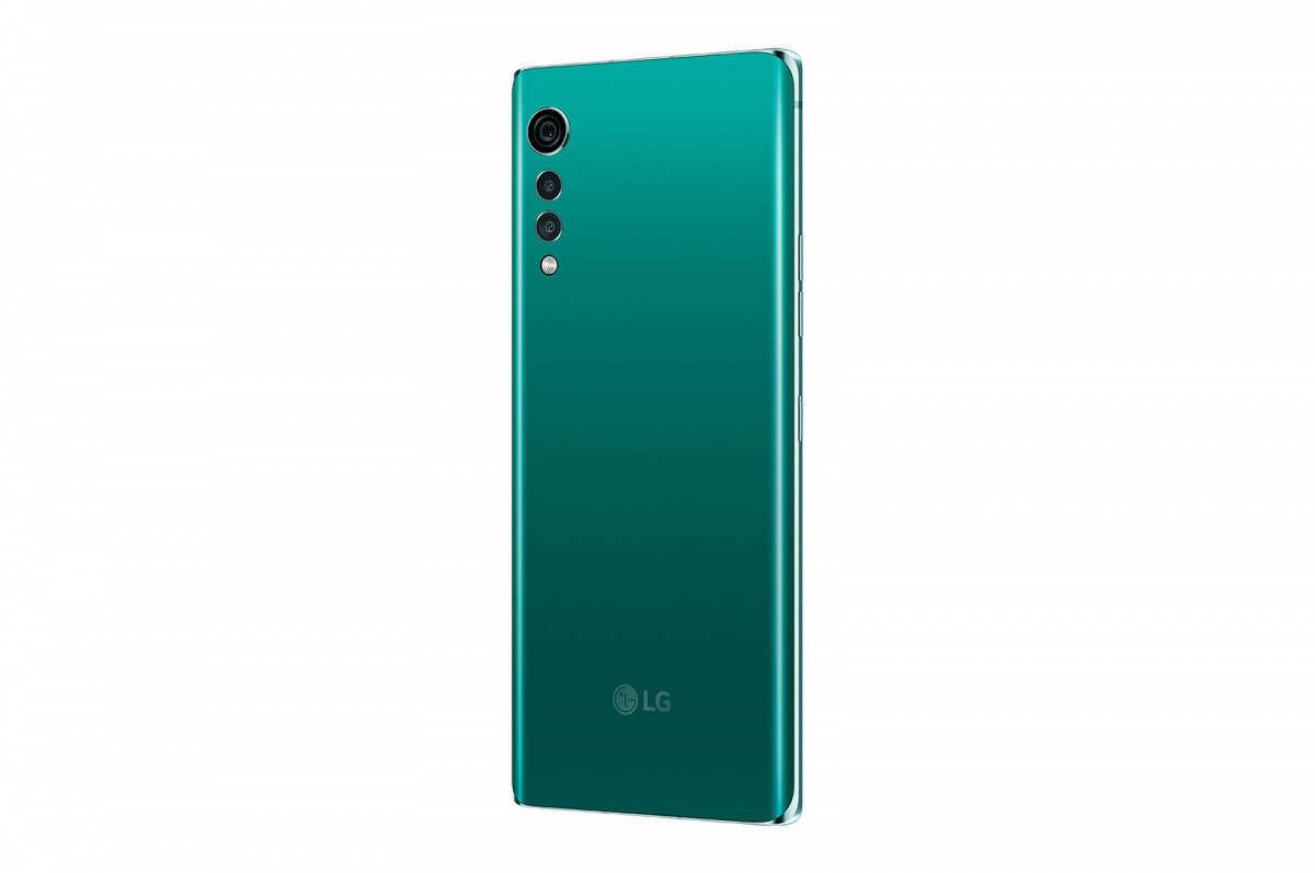 Mobilní telefon LG Velvet G900EM Aurora Green LGshop cz