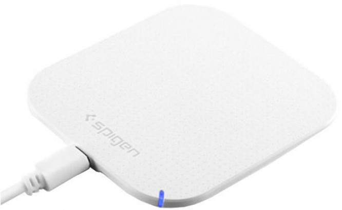 Spigen Essential Wireless Charger F302W White