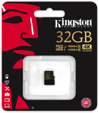 Kingston Micro SDHC 32GB class 10 UHS-I U3
