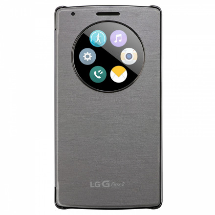 LG QuickCircle pouzdro CCF-620 stříbrné pro G Flex 2