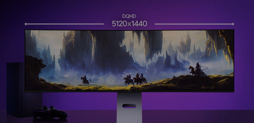 49" s obnovovací frekvencí 144 Hz