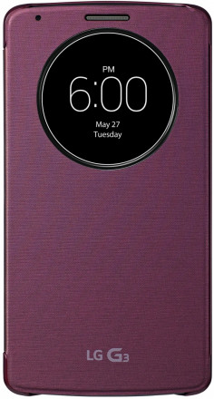 LG Quick Circle pouzdro CCF-345G vínové pro G3