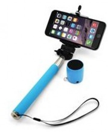 XLAYER Selfie-Stick a Bluetooth Speaker modrá