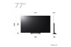 77" LG OLED77C31