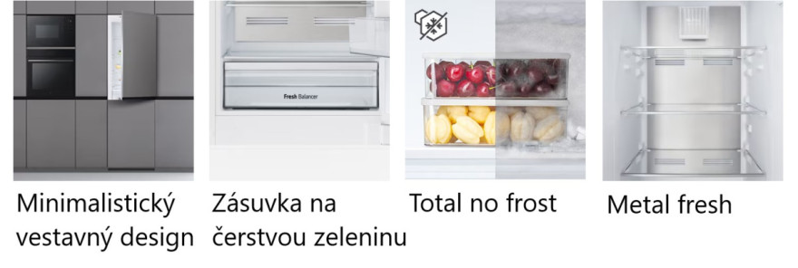 V čem jsou vestavné chladničky LG výjimečné?