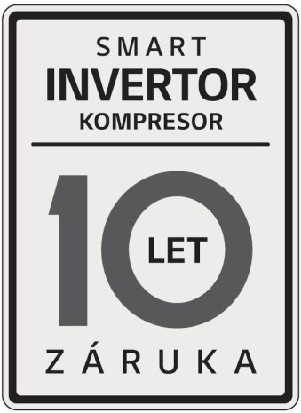 10letá záruka na kompresor