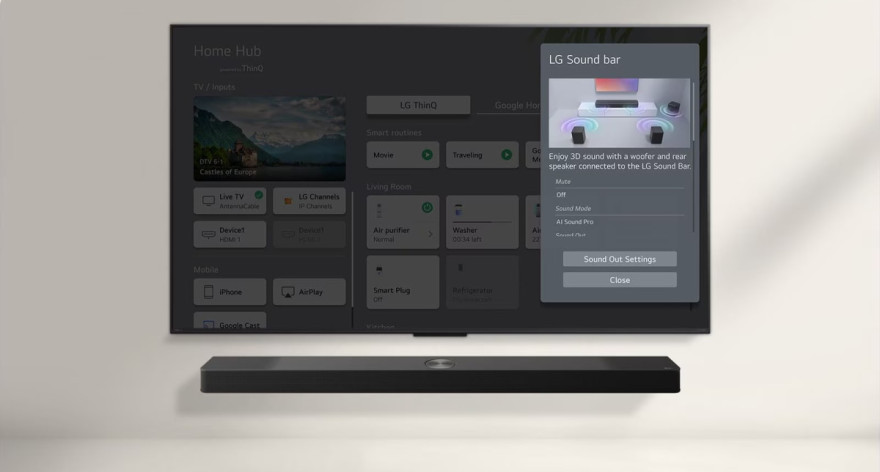 Posuňte své audio prostředí na vyšší úroveň s produkty LG TV a LG Soundbar
