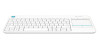 Logitech K400 Plus - bílá