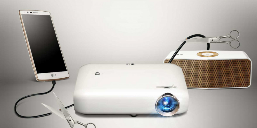 Dvojitý bezdrátový projektor