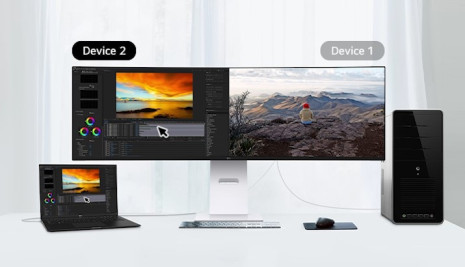 Ovládejte více zařízení pomocí jediného monitoru