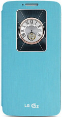 LG Quick Window pouzdro CCF-240G pro LG G2 světle modré