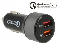 Autonabíječka Navilock 2 x USB-A s Qualcomm® Quick Charge™ 3.0