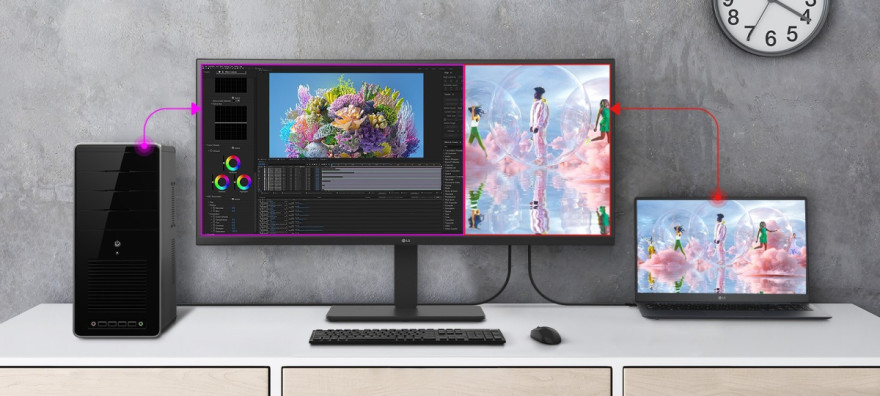 Různá zařízení, jeden monitor