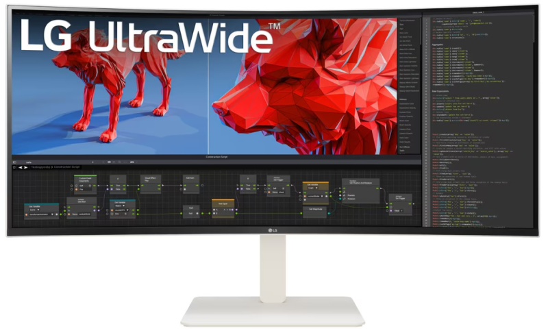 38" LG 38WR85QC-W - Monitor